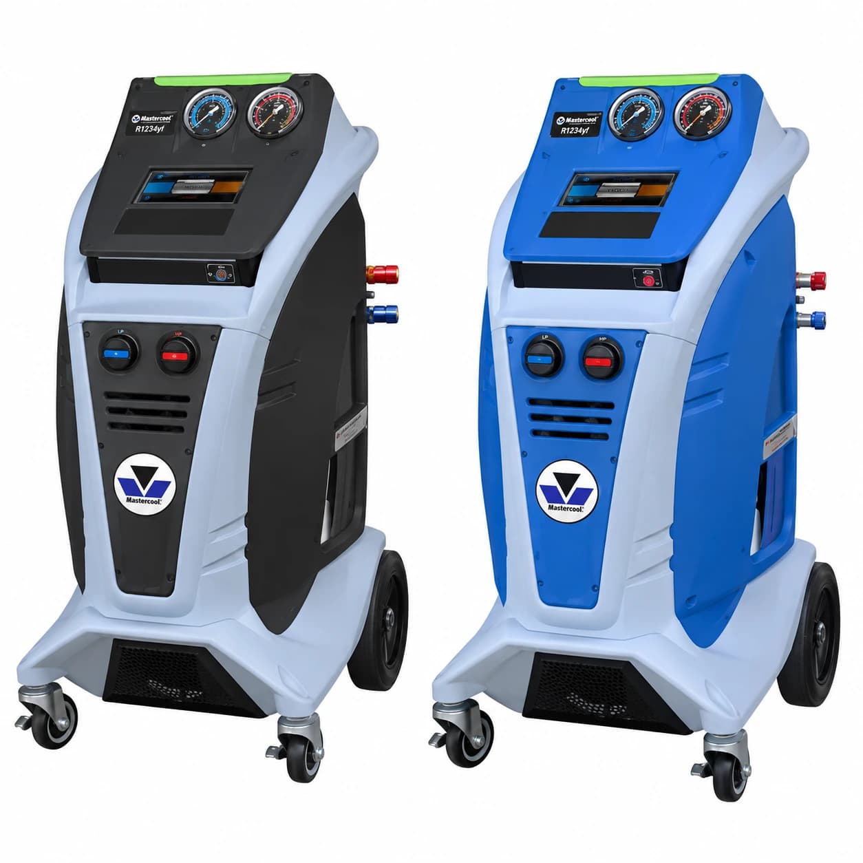 Mastercool COMD-RRR-KIT Recovery/Recycle/Recharge Kit with Commander3000 & Commander4000 Machines, Refillable Universal Dye Injectors